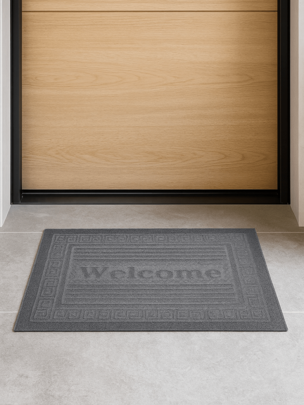 Tapis d'entrée Gris / 38x58cm