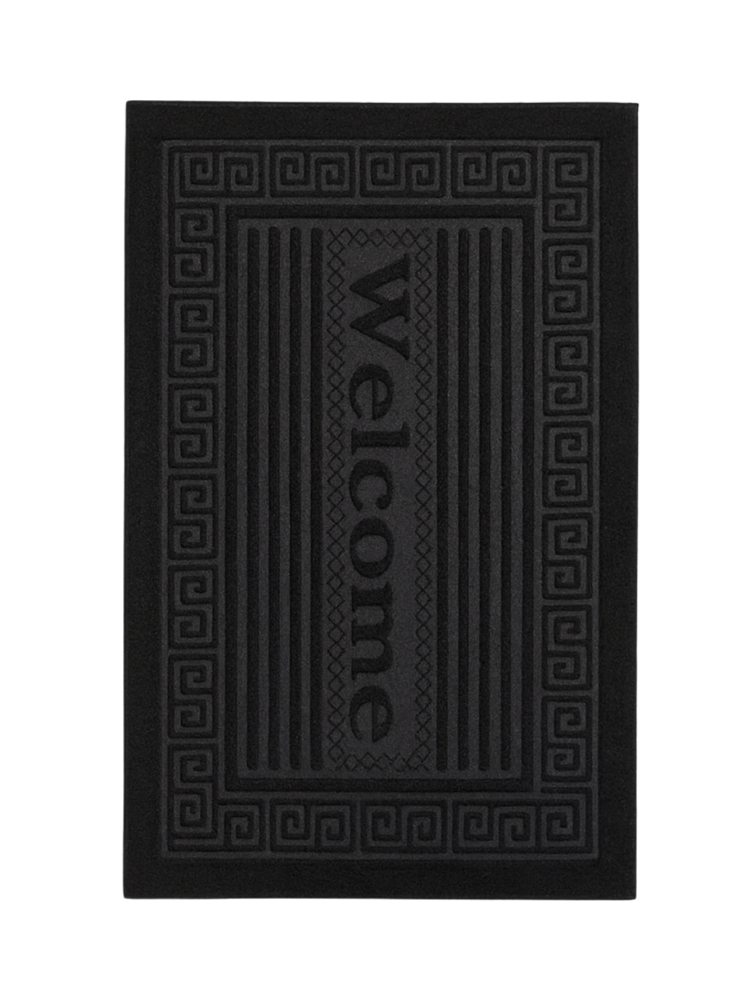 Tapis d'entrée Noir / 38x58cm