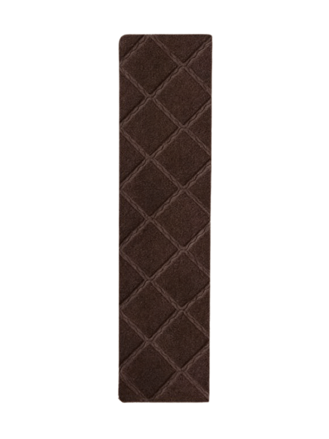 Tapis d'escalier Marron / 76x20cm
