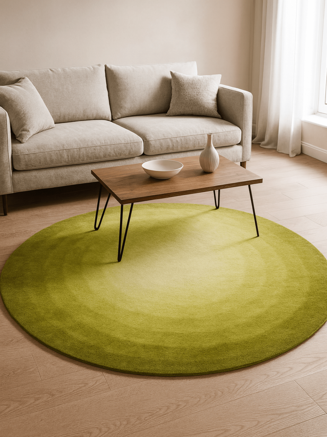 Tapis rond
