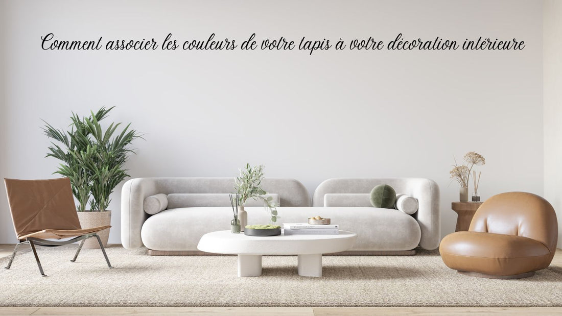 Comment associer les couleurs de votre tapis à votre décoration intérieure