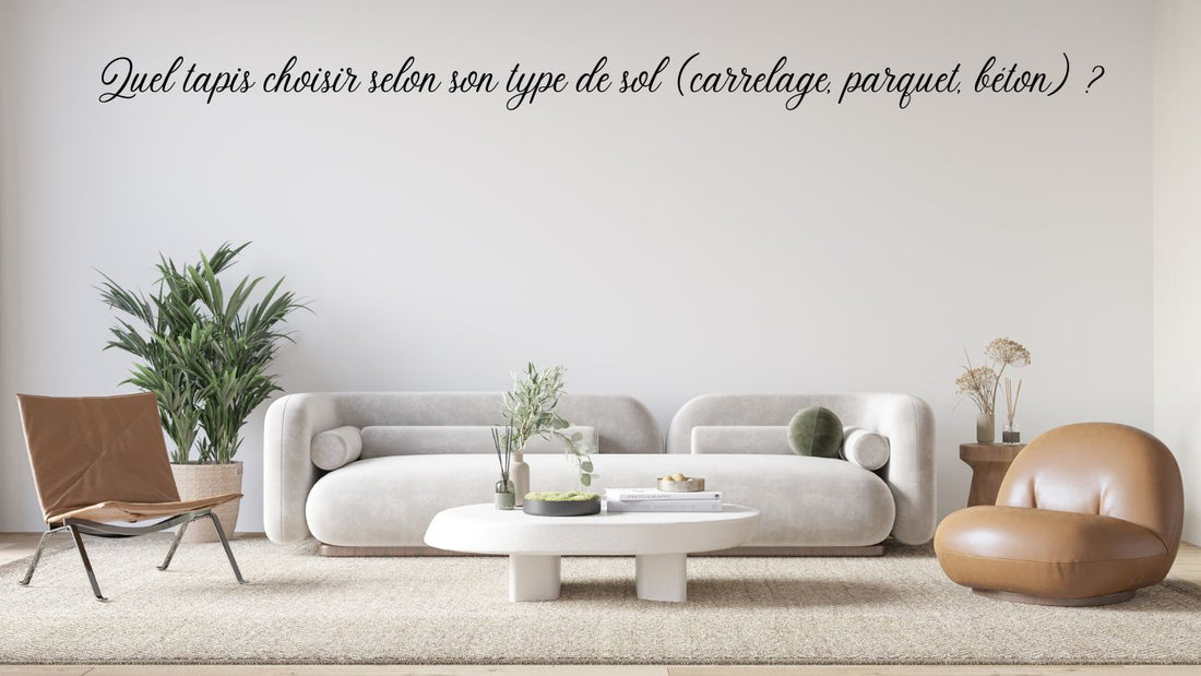 Quel tapis choisir selon son type de sol (carrelage, parquet, béton) ?