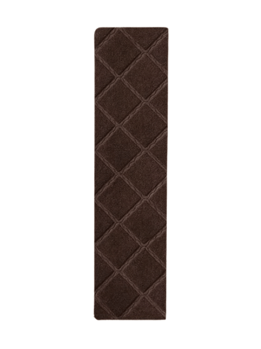 Tapis d'escalier Marron / 76x20cm