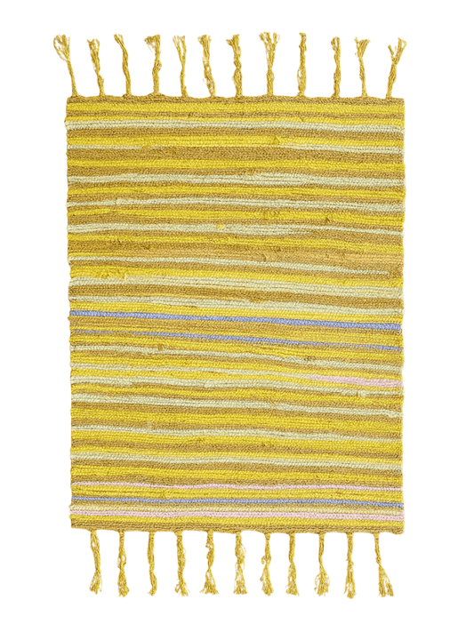 Tapis jaune Jaune / 50x80cm